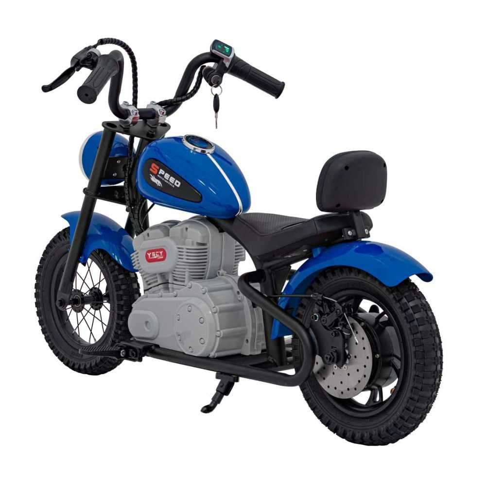 Elektrinis motociklas SPEED Power, Blue-Elektromobiliai vaikams, Motociklai-e-vaikas