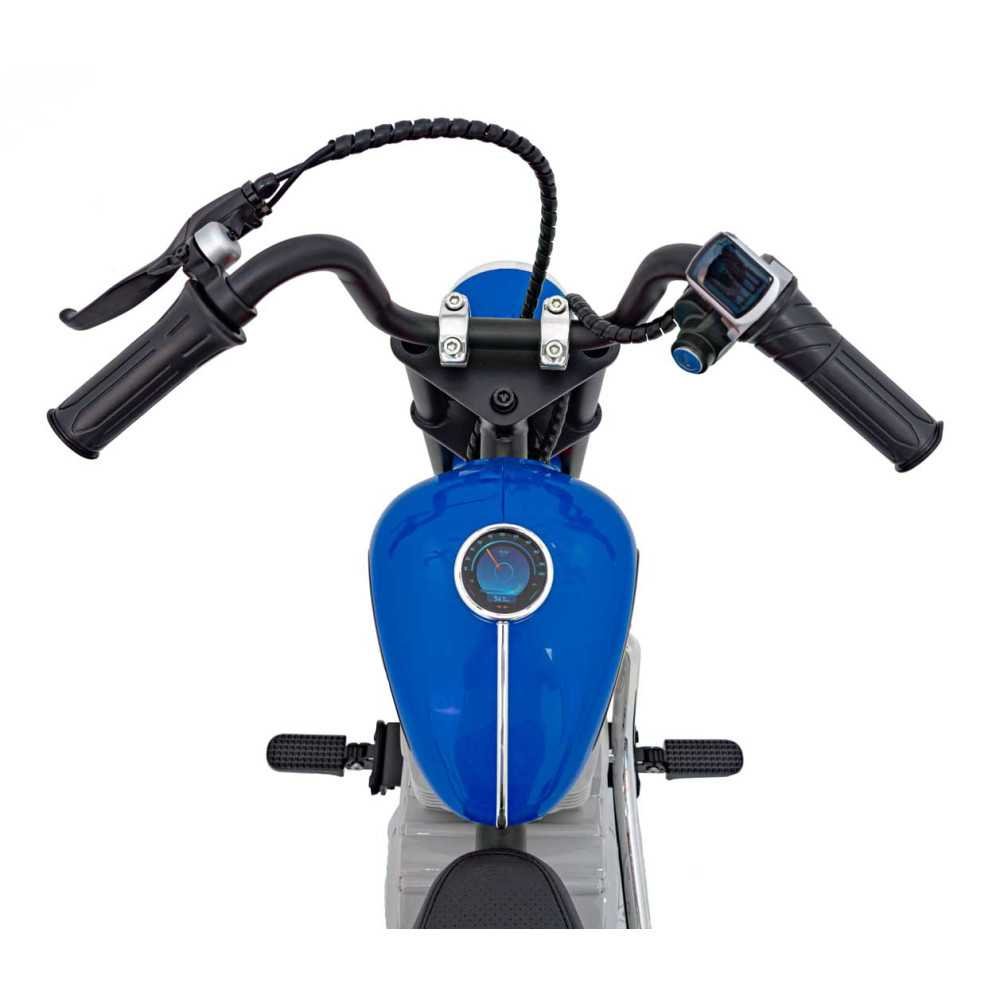 Elektrinis motociklas SPEED Power, Blue-Elektromobiliai vaikams, Motociklai-e-vaikas