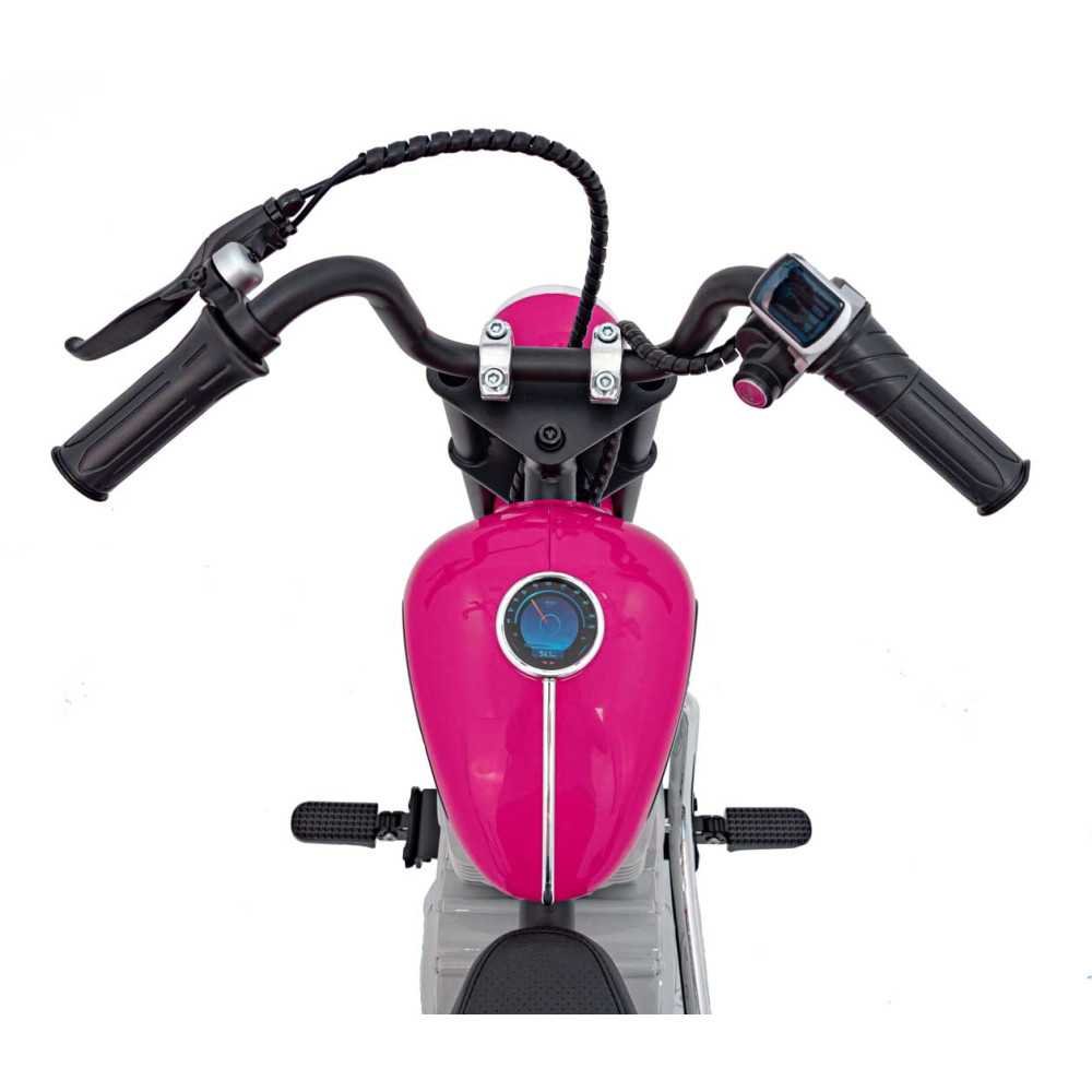 Elektrinis motociklas SPEED Power, Pink-Elektromobiliai vaikams, Motociklai-e-vaikas