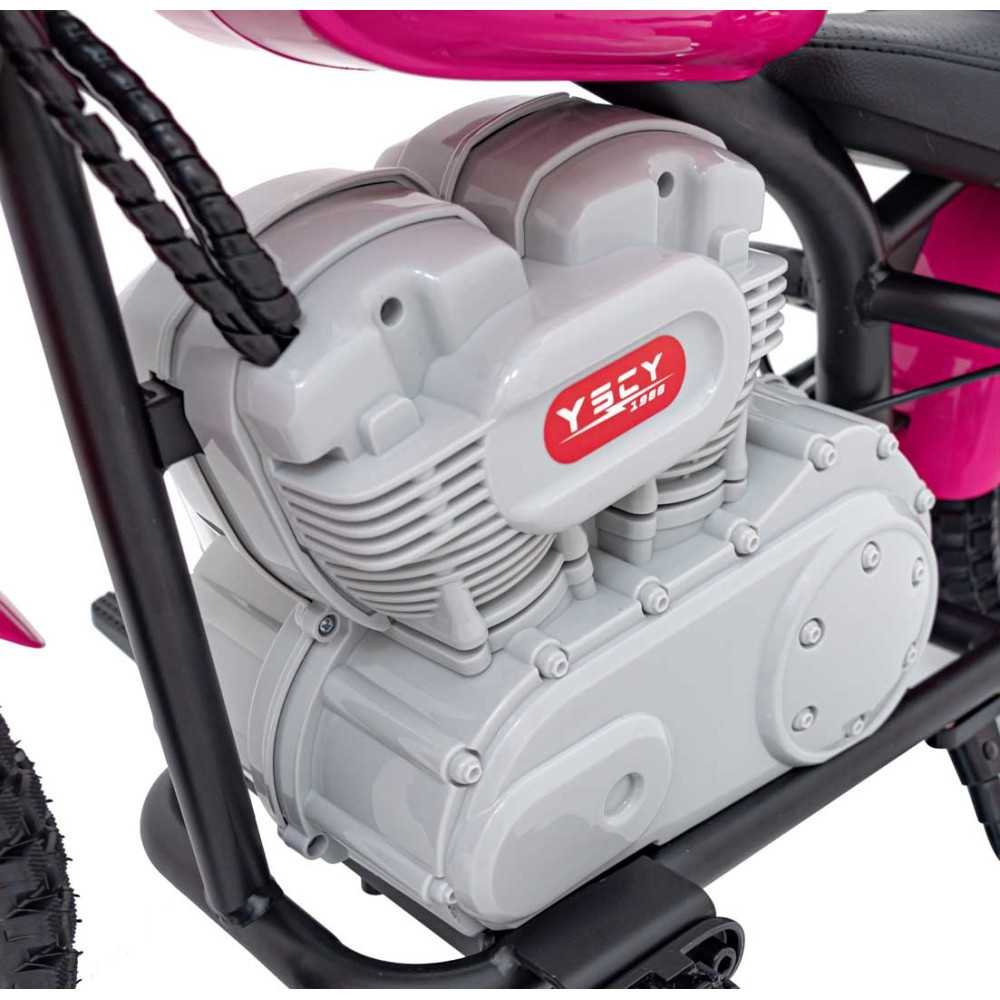 Elektrinis motociklas SPEED Power, Pink-Elektromobiliai vaikams, Motociklai-e-vaikas