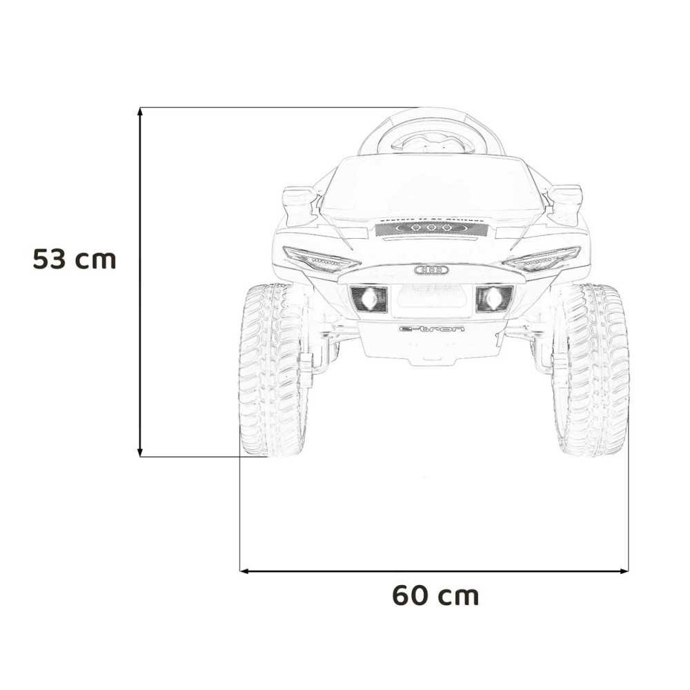 Elektromobilis Audi RSQ E-TRON, Grey-Elektromobiliai vaikams, Visureigiai-e-vaikas