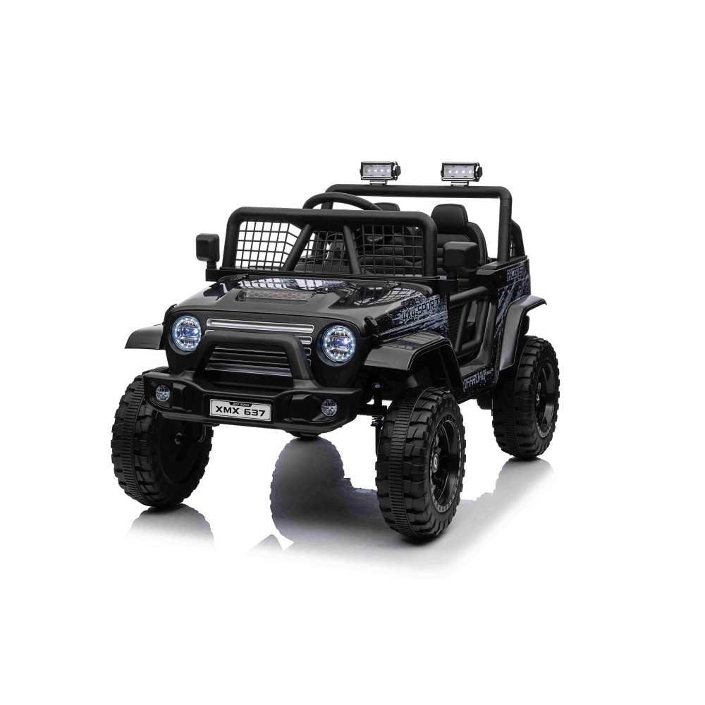 Elektromobilis OFF ROAD SPORT 4x4, Black-Elektromobiliai vaikams, Visureigiai-e-vaikas