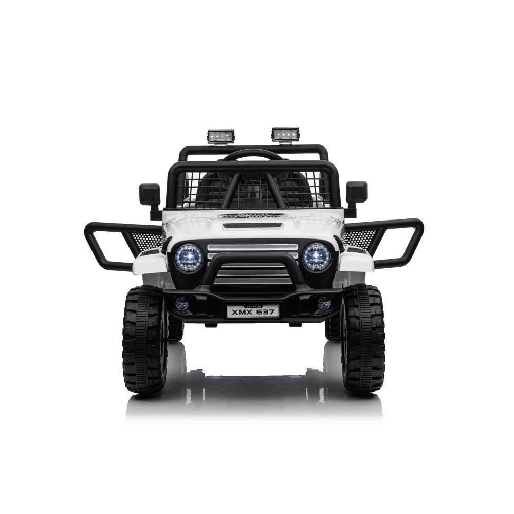 Elektromobilis OFF ROAD SPORT 4x4, White-Elektromobiliai vaikams, Visureigiai-e-vaikas