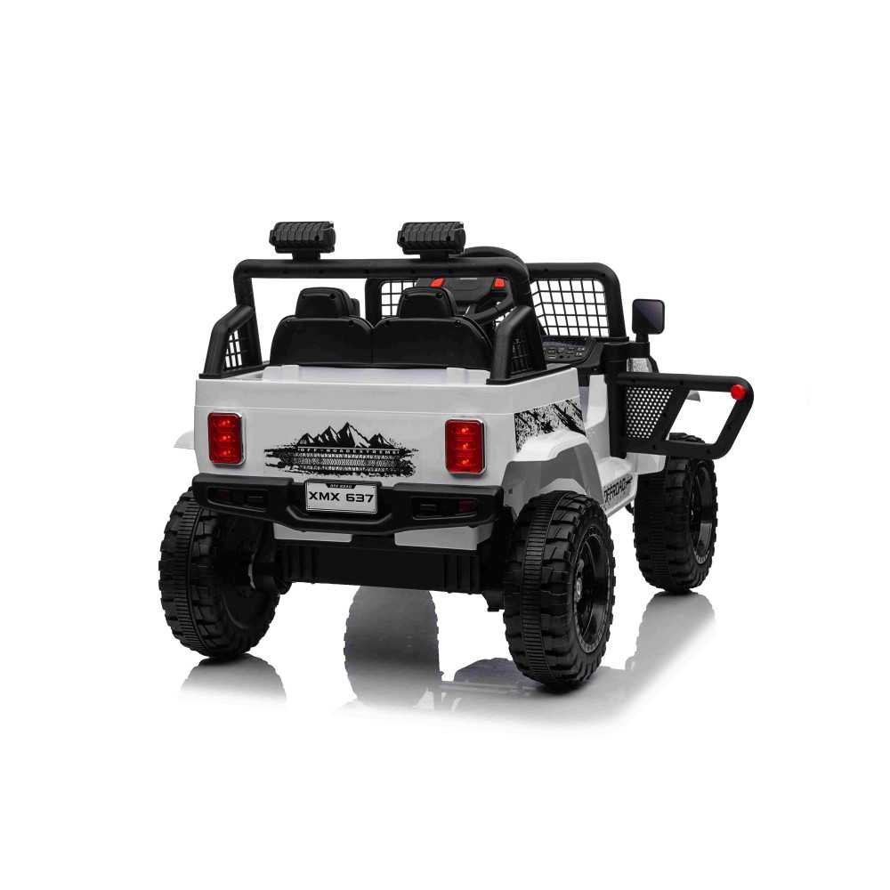 Elektromobilis OFF ROAD SPORT 4x4, White-Elektromobiliai vaikams, Visureigiai-e-vaikas