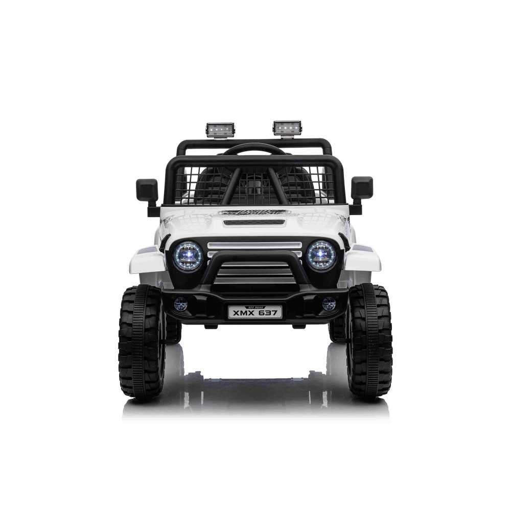 Elektromobilis OFF ROAD SPORT 4x4, White-Elektromobiliai vaikams, Visureigiai-e-vaikas