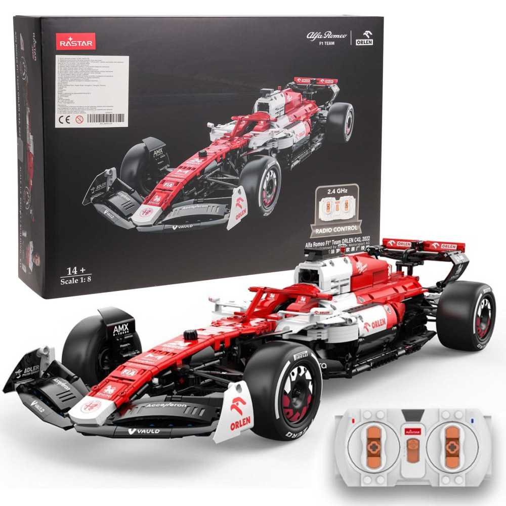 Konstruktorius 1:8 Alfa Romeo F1 C42 R/C RASTAR, 2261el.-Žaislai, Konstruktoriai, Lego, statybiniai blokai-e-vaikas