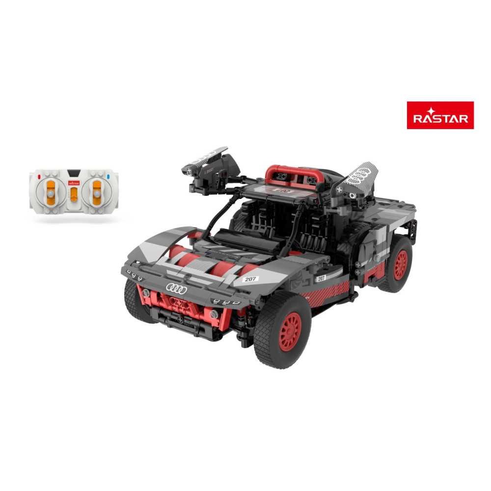 Konstruktorius R/C 1:14 Audi RS Q e-tron RASTAR, 1046 el.-Žaislai, Konstruktoriai, Lego, statybiniai blokai-e-vaikas