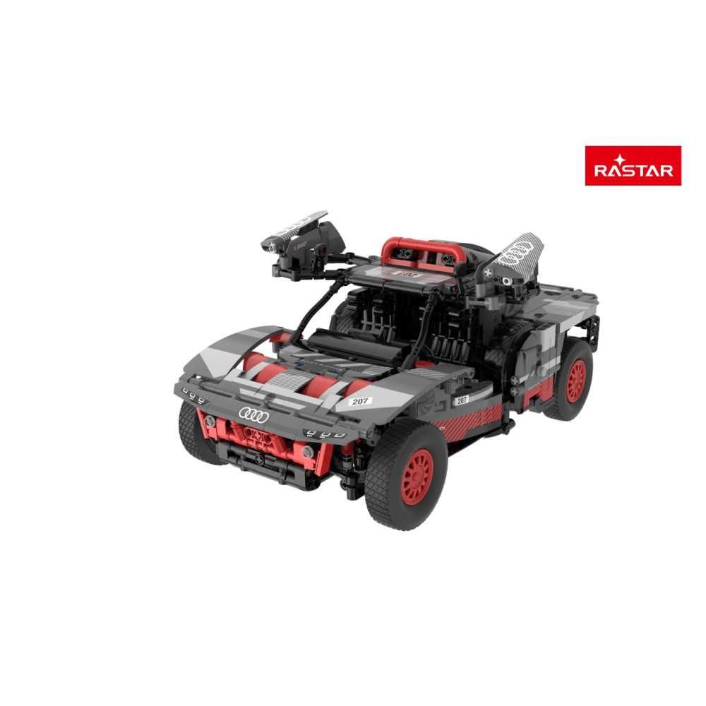 Konstruktorius R/C 1:14 Audi RS Q e-tron RASTAR, 1046 el.-Žaislai, Konstruktoriai, Lego, statybiniai blokai-e-vaikas