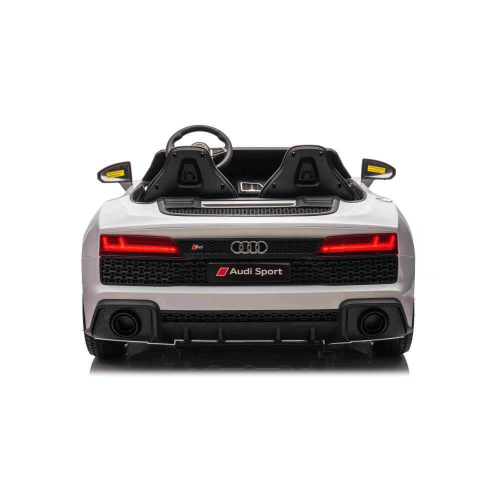 Elektromobilis Audi Spyder R8 LIFT STRONG, White-Elektromobiliai vaikams, Mašinos-e-vaikas