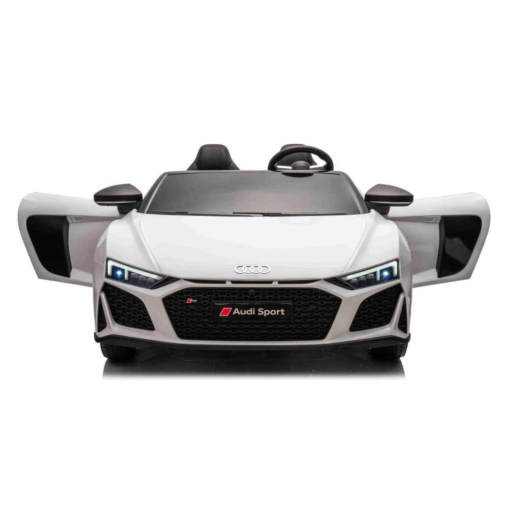 Elektromobilis Audi Spyder R8 LIFT STRONG, White-Elektromobiliai vaikams, Mašinos-e-vaikas