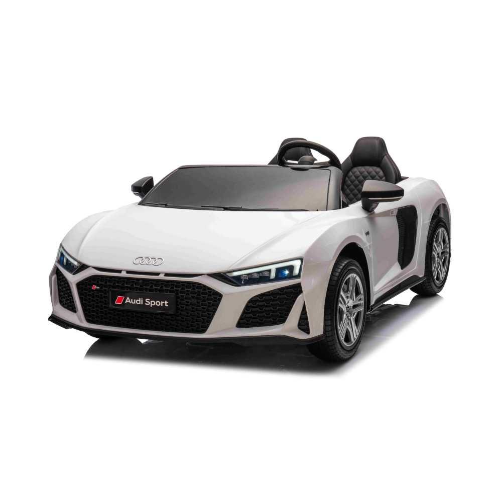 Elektromobilis Audi Spyder R8 LIFT STRONG, White-Elektromobiliai vaikams, Mašinos-e-vaikas