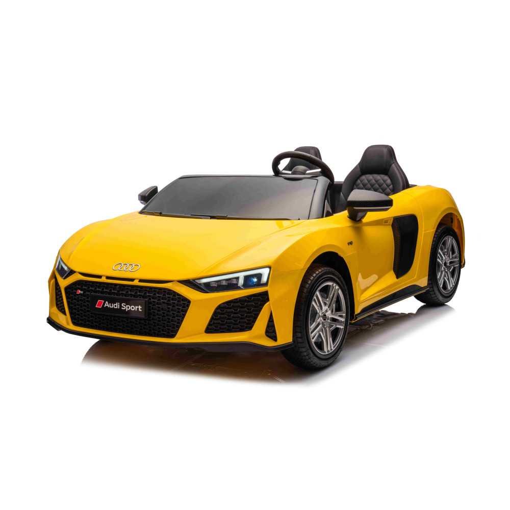 Elektromobilis Audi Spyder R8 LIFT STRONG, Yellow-Elektromobiliai vaikams, Mašinos-e-vaikas