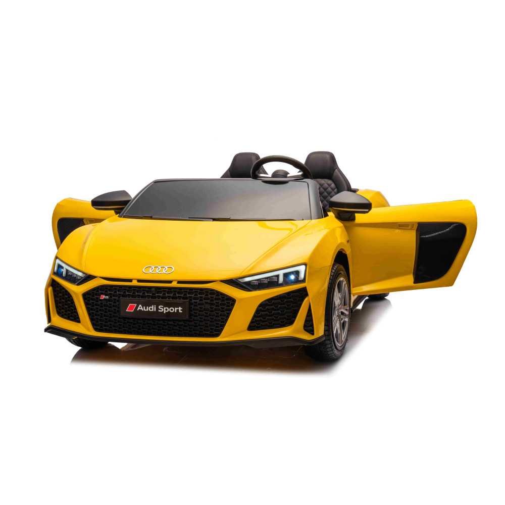 Elektromobilis Audi Spyder R8 LIFT STRONG, Yellow-Elektromobiliai vaikams, Mašinos-e-vaikas