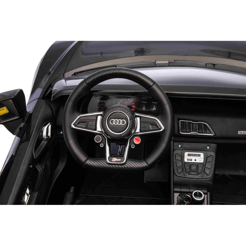 Elektromobilis Audi Spyder R8 LIFT STRONG, Black-Elektromobiliai vaikams, Mašinos-e-vaikas