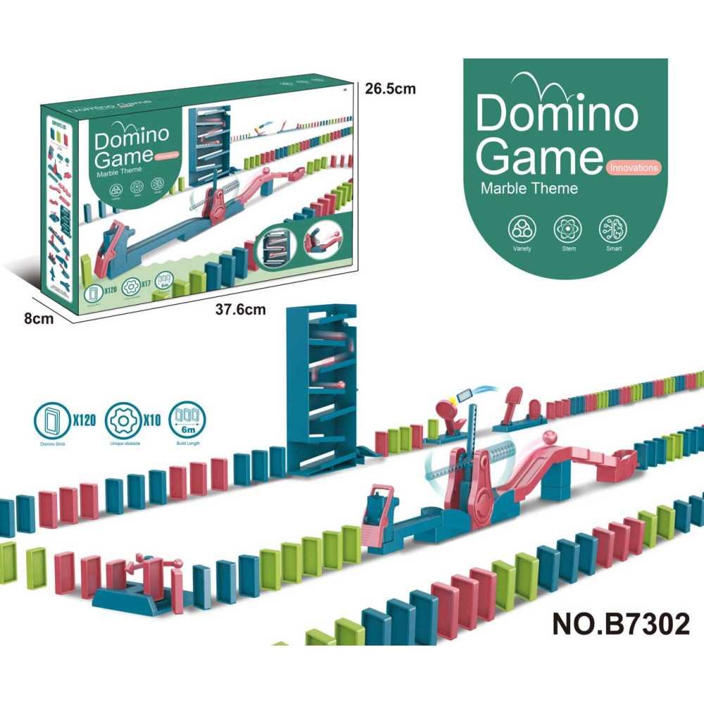 Domino rinkinys 130el.-Žaislai, Stalo žaidimai, Įvairūs stalo žaidimai-e-vaikas