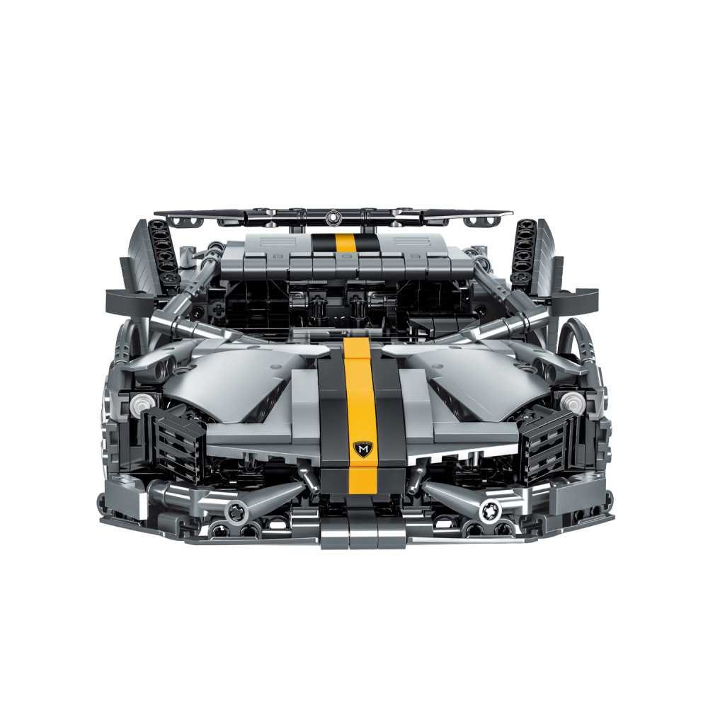 Konstruktorius Pilkas sportinis automobilis 6+, 1356 el.-Žaislai, Konstruktoriai, Lego, statybiniai blokai-e-vaikas