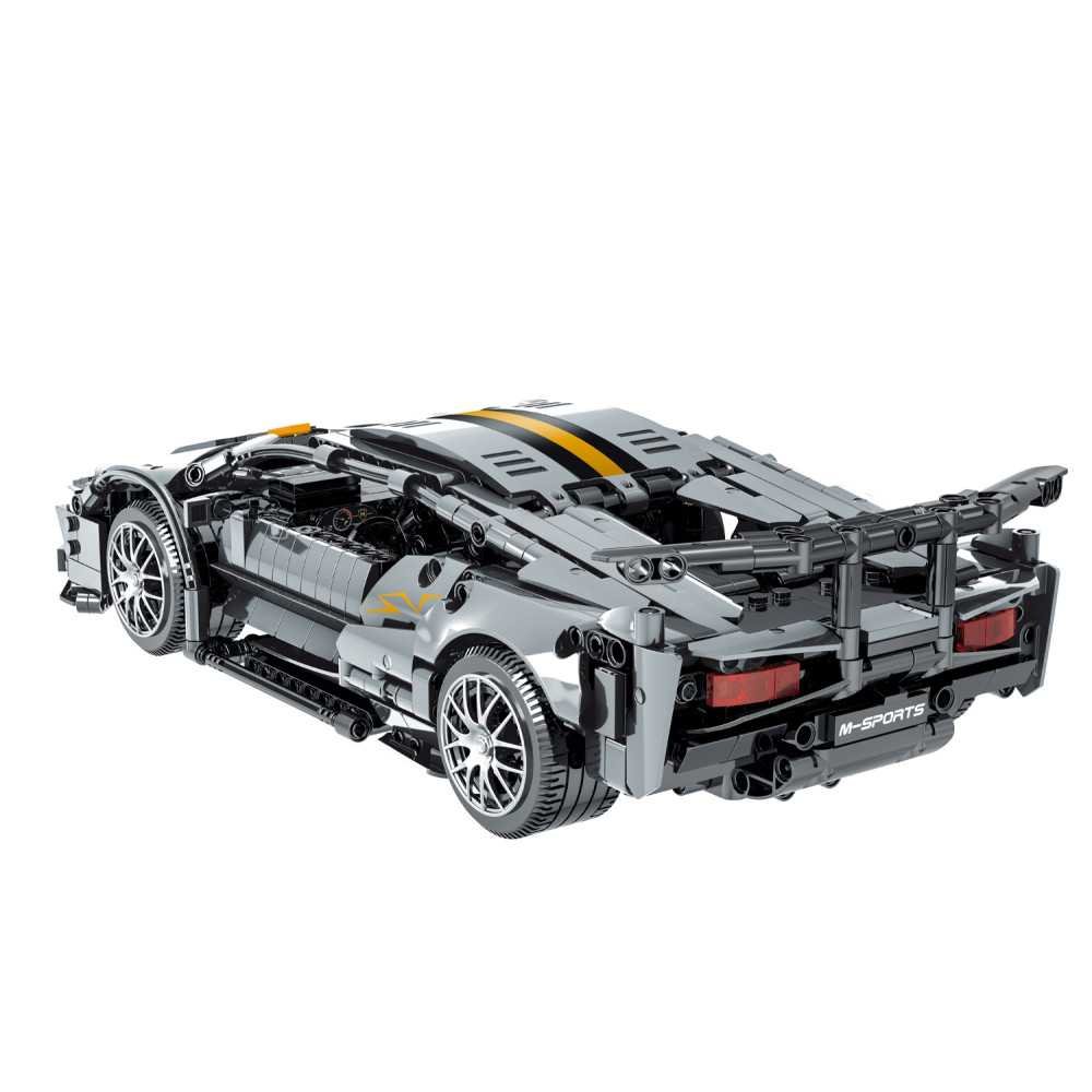 Konstruktorius Pilkas sportinis automobilis 6+, 1356 el.-Žaislai, Konstruktoriai, Lego, statybiniai blokai-e-vaikas