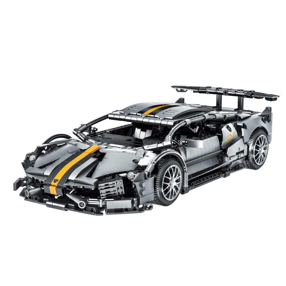 Konstruktorius Pilkas sportinis automobilis 6+, 1356 el.-Žaislai, Konstruktoriai, Lego, statybiniai blokai-e-vaikas