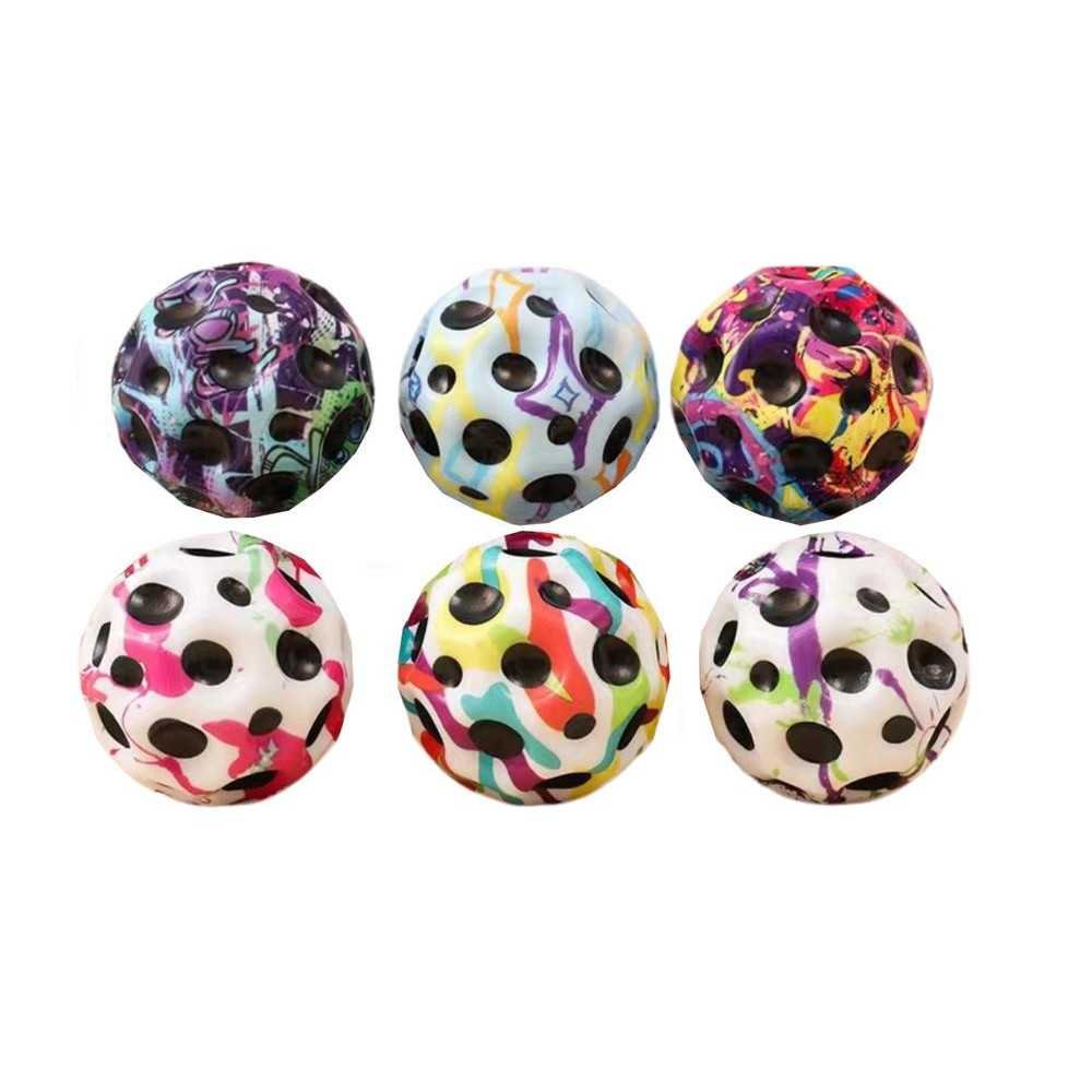 Space Glow Ball For Bouncing Kneading With Dimples 7cm