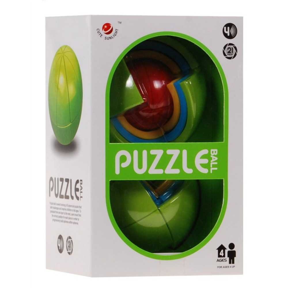 Przestrzenne Puzzle Kula 3D dla dzieci 4+ Łamigłówka Gra logiczna