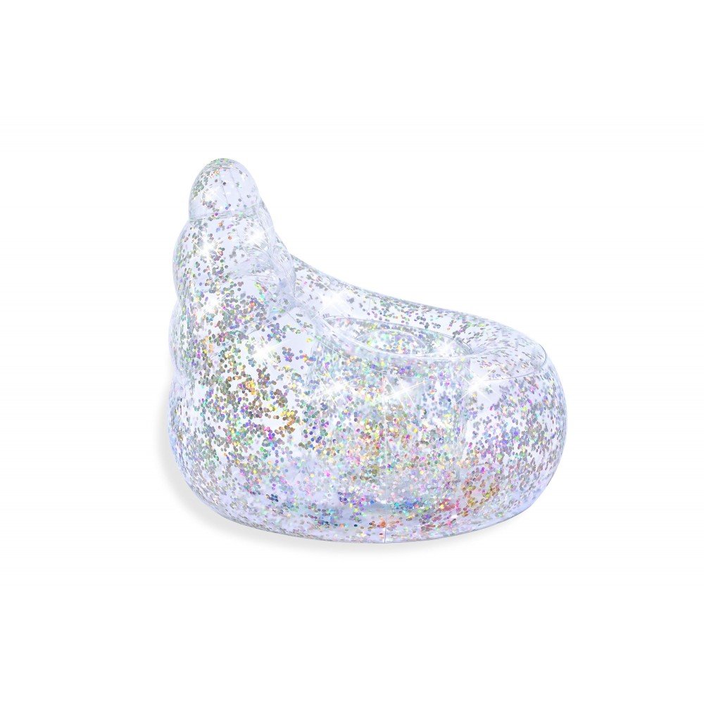 BESTWAY sėdmaišis Glitter Dream, 72cm x 72cm x 64cm, 75105-Sėdmaišiai-e-vaikas