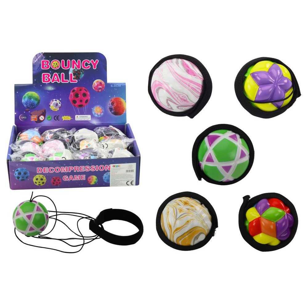 Ball for Playing on Rubber Band Structures Colorful 6cm