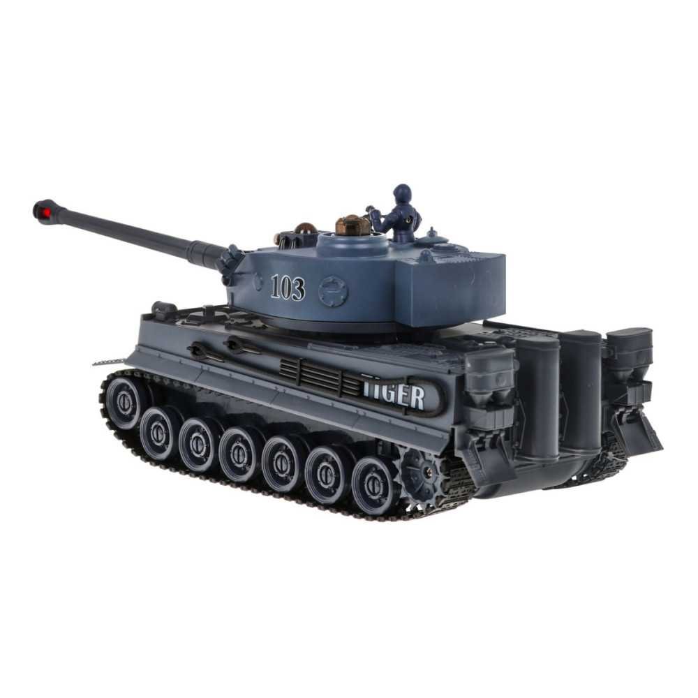 Zdalnie sterowane 2 czołgi T-34 vs Tiger dla dzieci 3+ Strzelające modele + Wielka Bitwa Czołgów