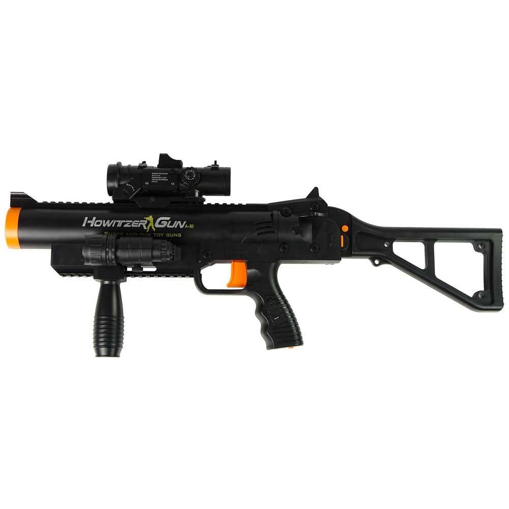 Rifle Grenade Launcher with Sound Flashlight Black