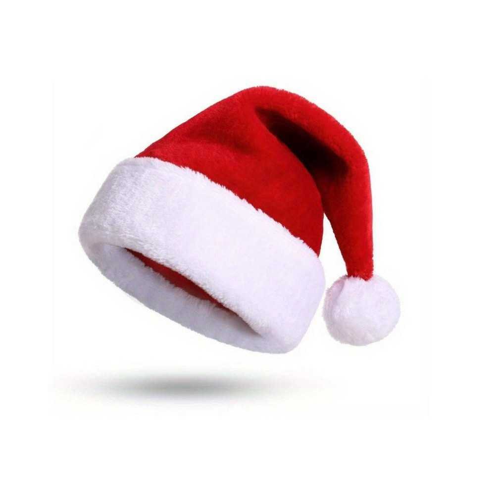 Santa Hat Christmas With Pompom Red 35 x 28 x 28cm