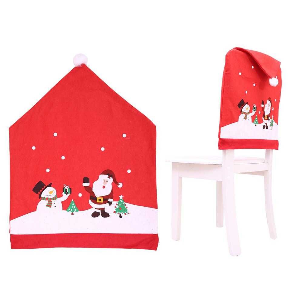 Chair Cover Christmas Red 60cm x 48cm 1pc.