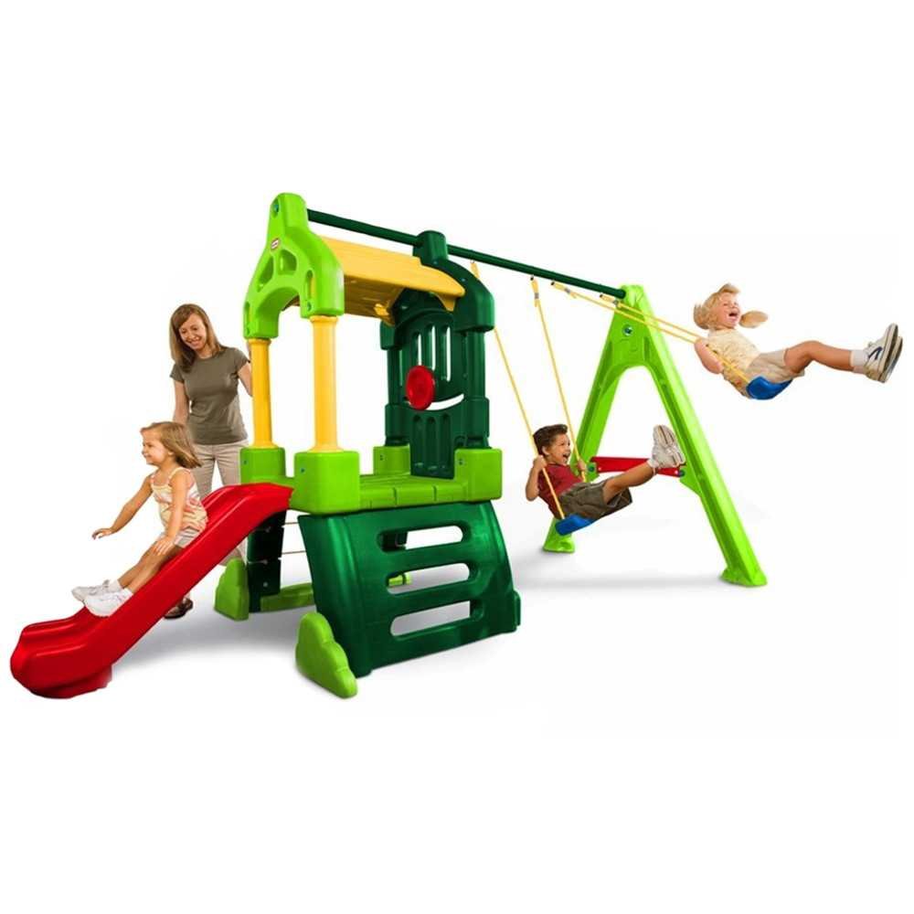 "Little Tikes Clubhouse" žaidimų aikštelė "Slide Swing" sūpynės-LEKER-e-vaikas