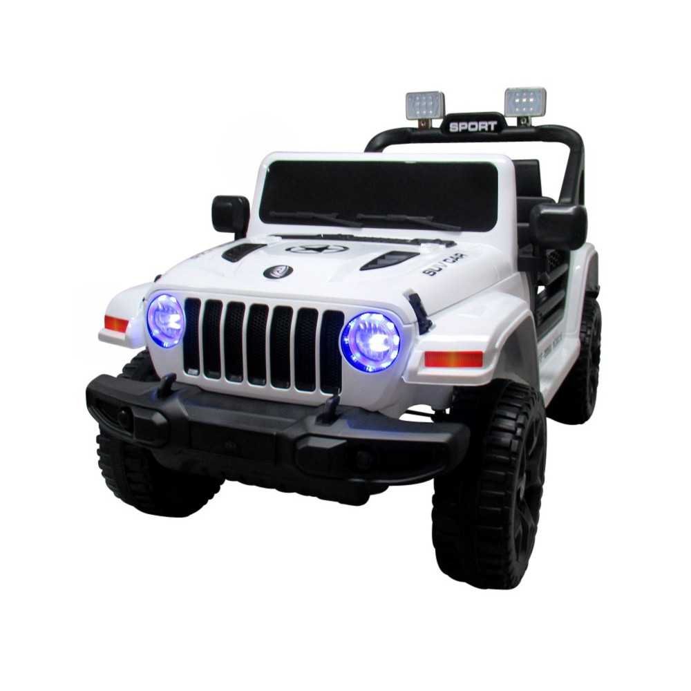 Elektromobilis Jeep X10, White-Elektromobiliai vaikams, Visureigiai-e-vaikas