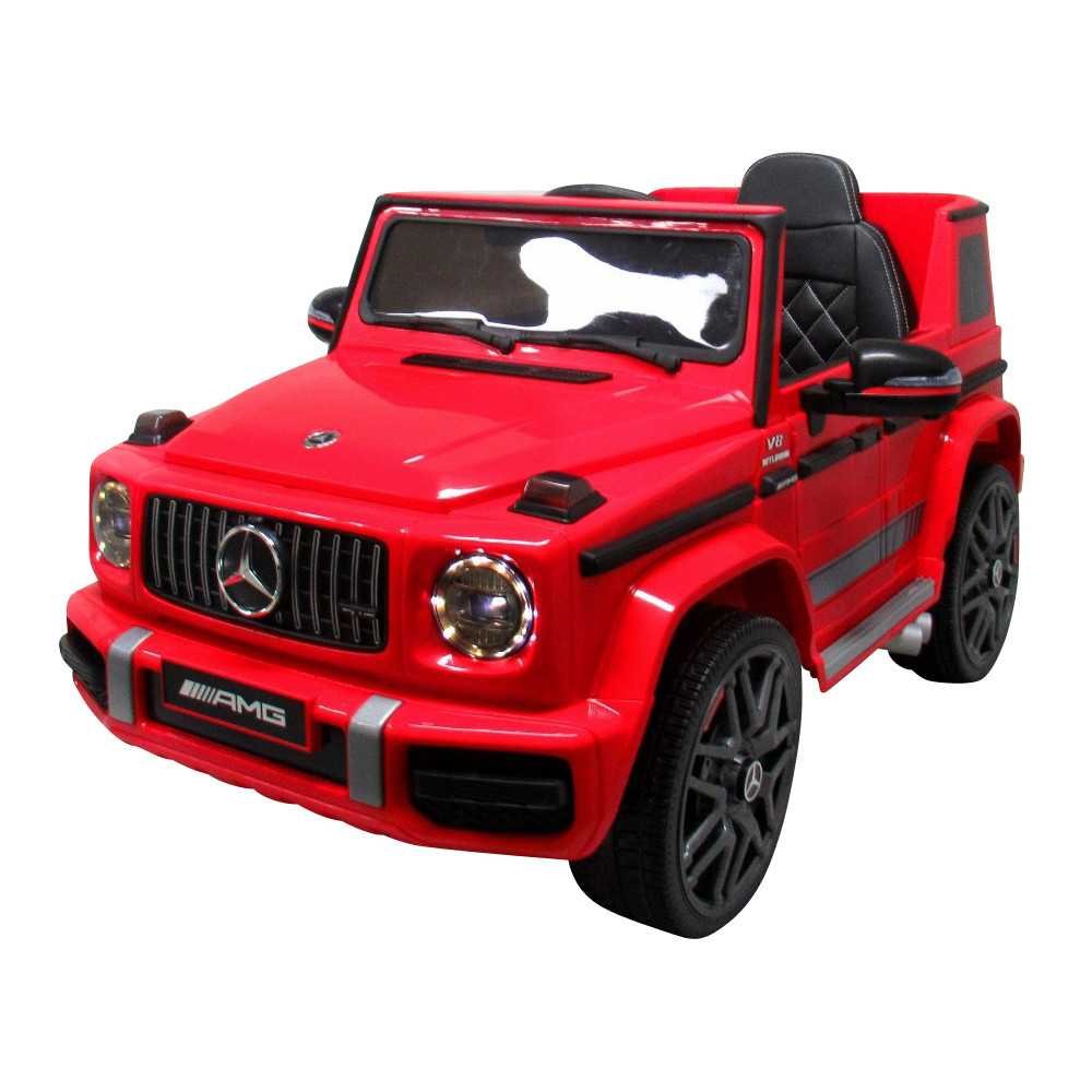 Elektromobilis Mercedes G63, Red-Elektromobiliai vaikams, Visureigiai-e-vaikas