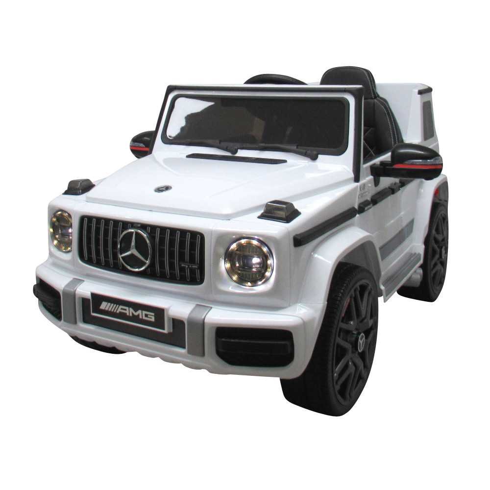 Elektromobilis Mercedes G63, White-Elektromobiliai vaikams, Visureigiai-e-vaikas