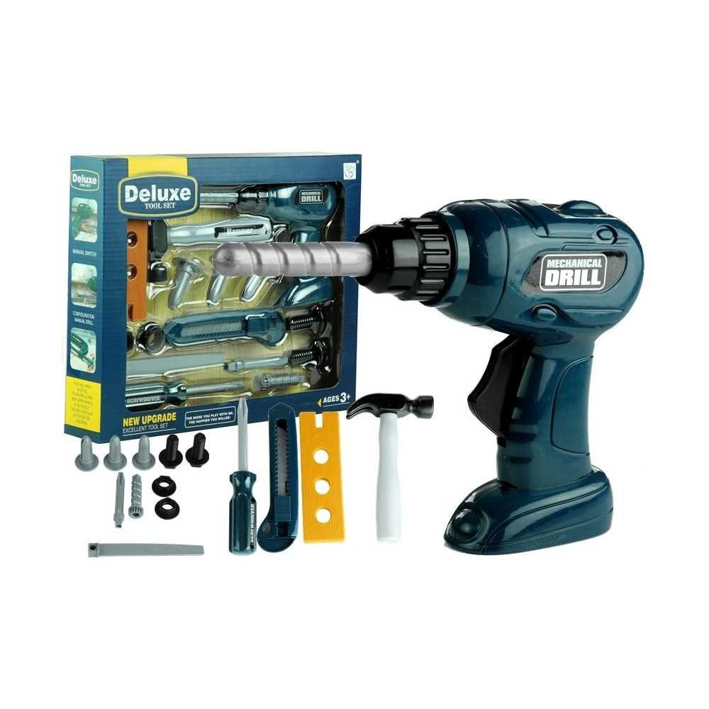 Deluxe Tool Set Cordless Drill Hammer Screwdriver