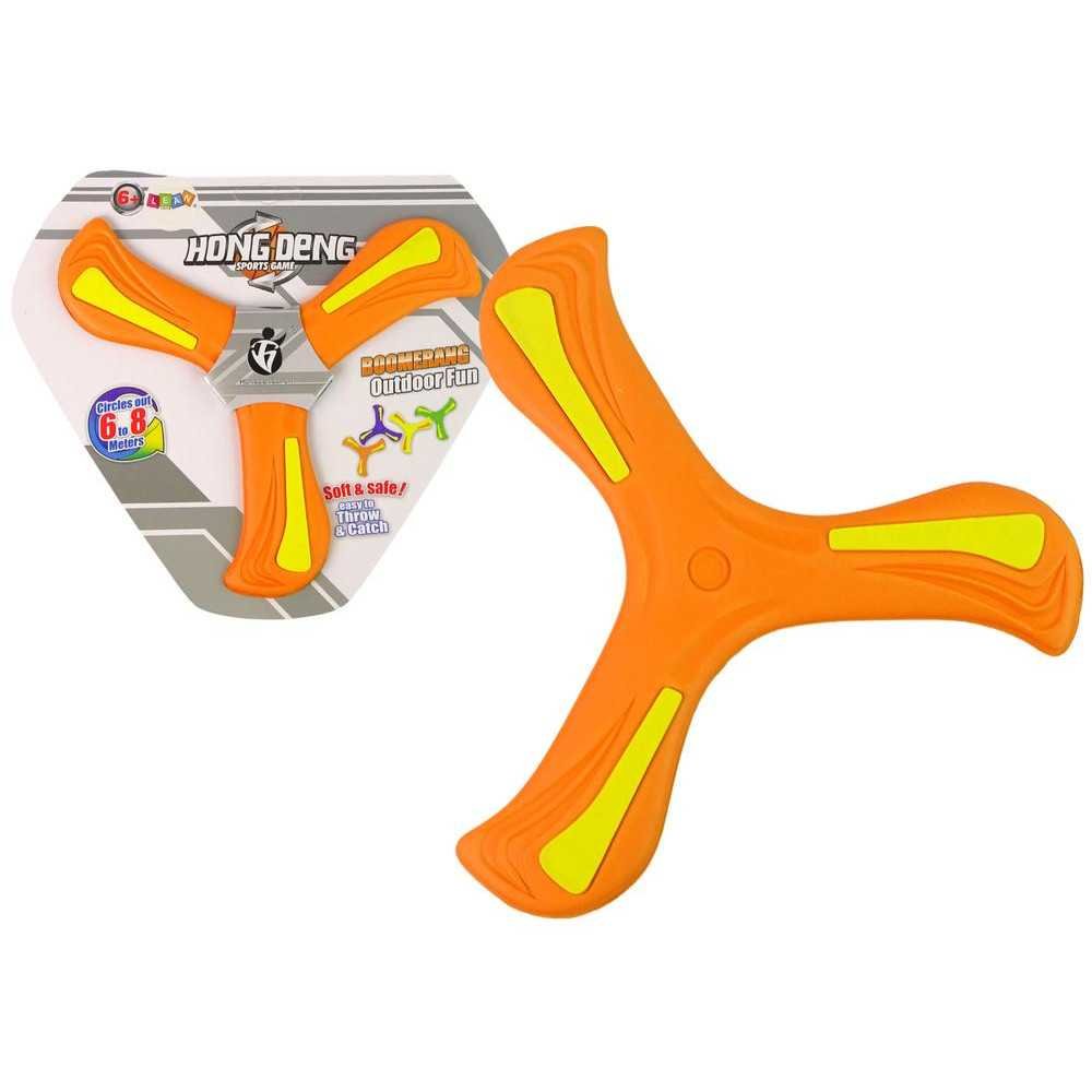 Boomerang Flying Disc Thrower Orange For Kids