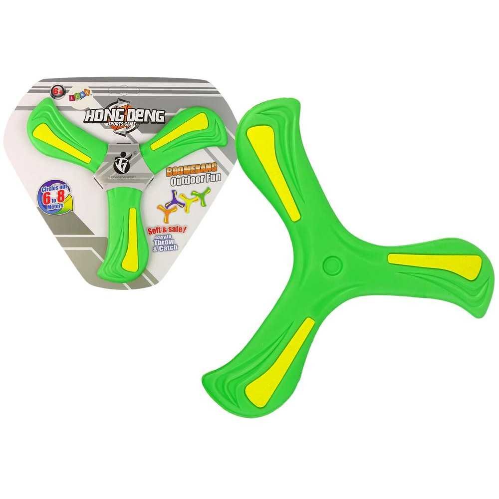 Boomerang Flying Disc Thrower Green For Kids