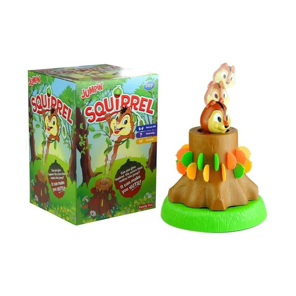 Jumpin' Squirrel Family Game Pop-out Squirrel