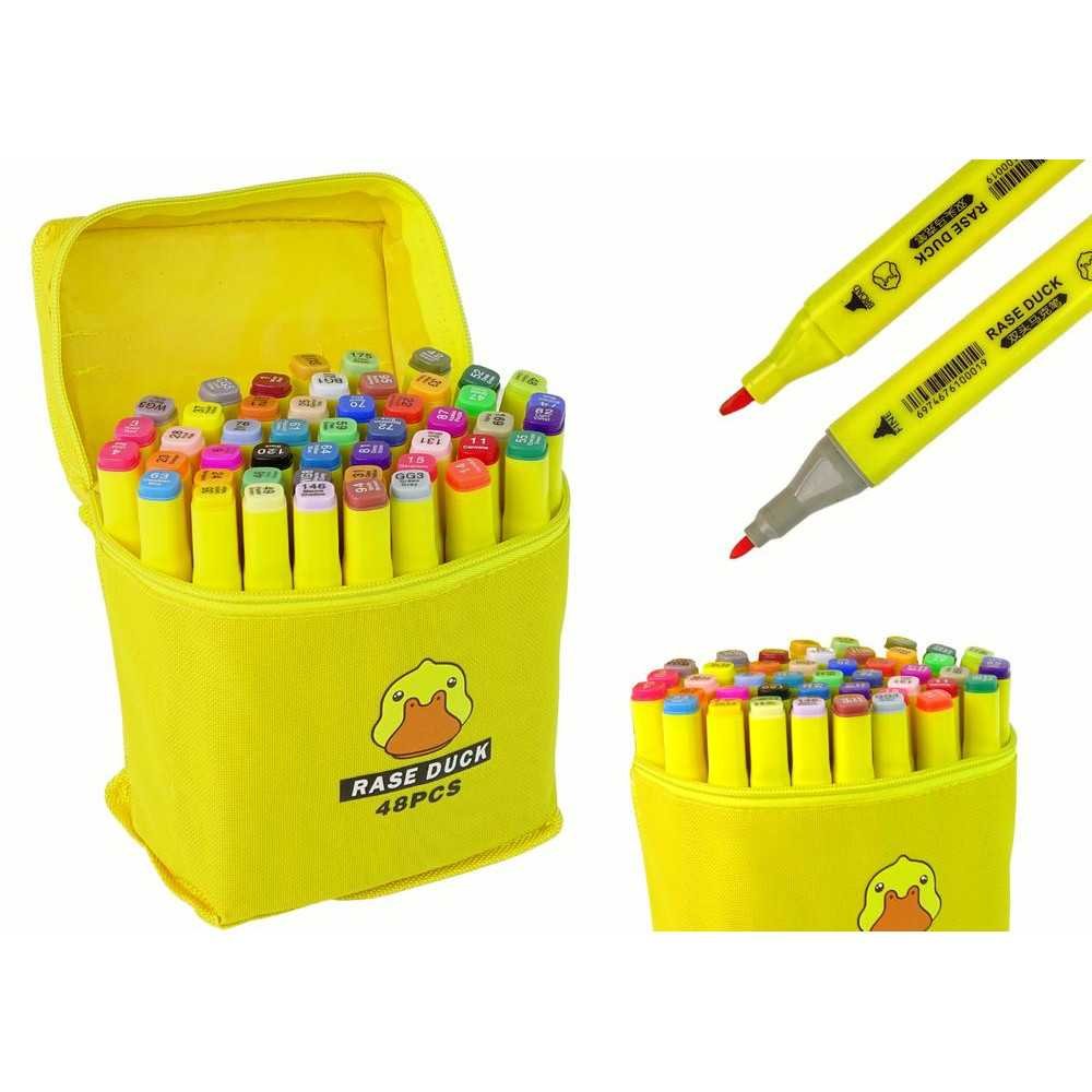 Set of 48 Pens Markers Markers in Bag