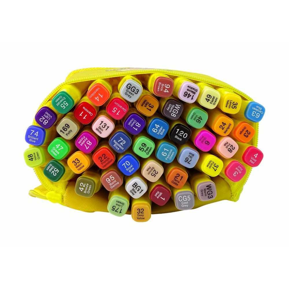 Set of 48 Pens Markers Markers in Bag