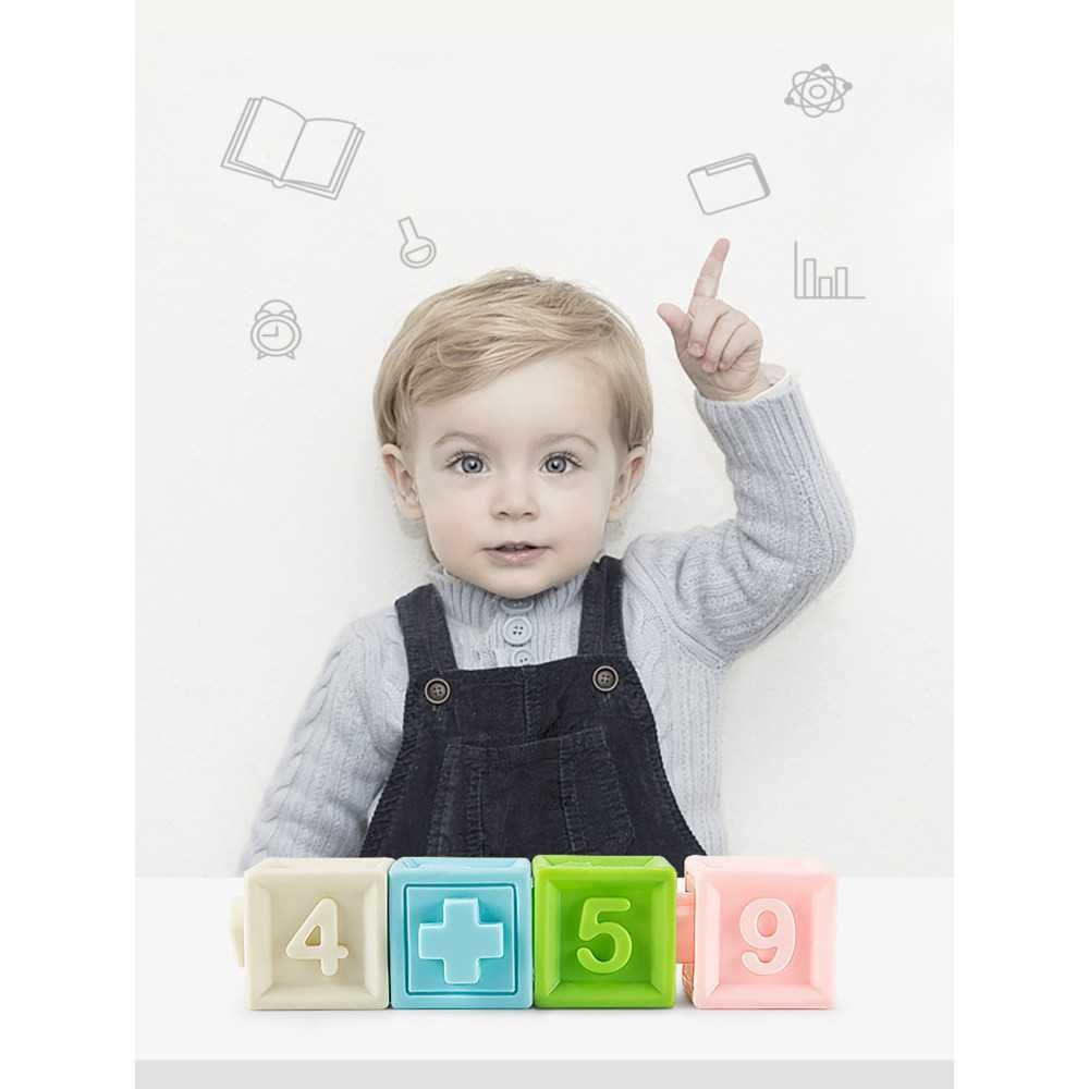 WOOPIE BABY Sensory Puzzles Squeeze Puzzle Sound Learning to Count 20 el.					