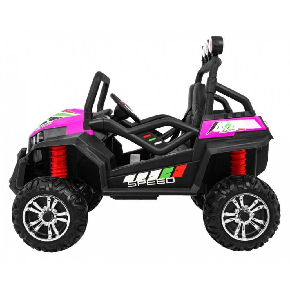 Elektrinis Buggy Grand Lift 4x4, Pink-Elektromobiliai vaikams, Keturračiai ir bagiai-e-vaikas