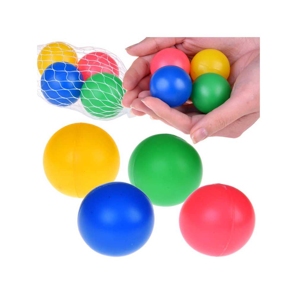 Soft Colorful Balls ball in the net 4 pieces SP0775