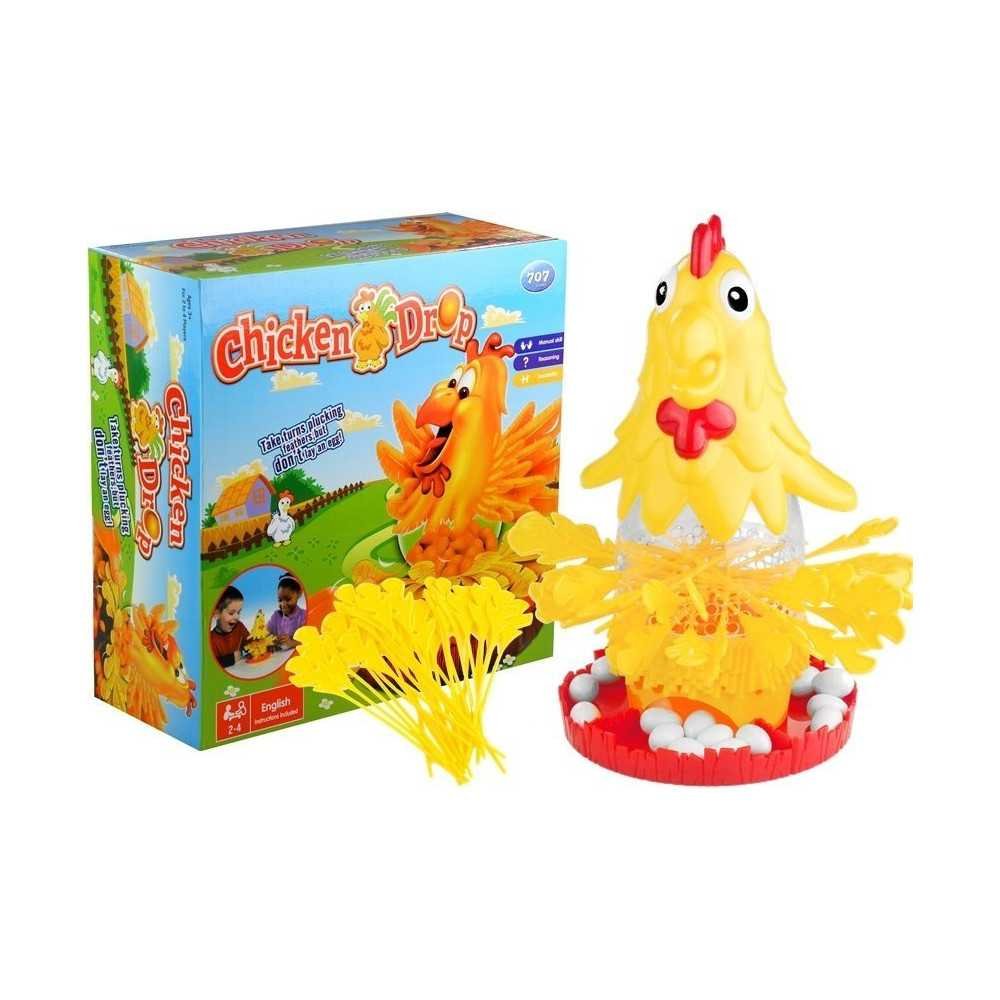 Chicken Drop Funny Family Game Coop Eggs Feathers Plucking Pluck