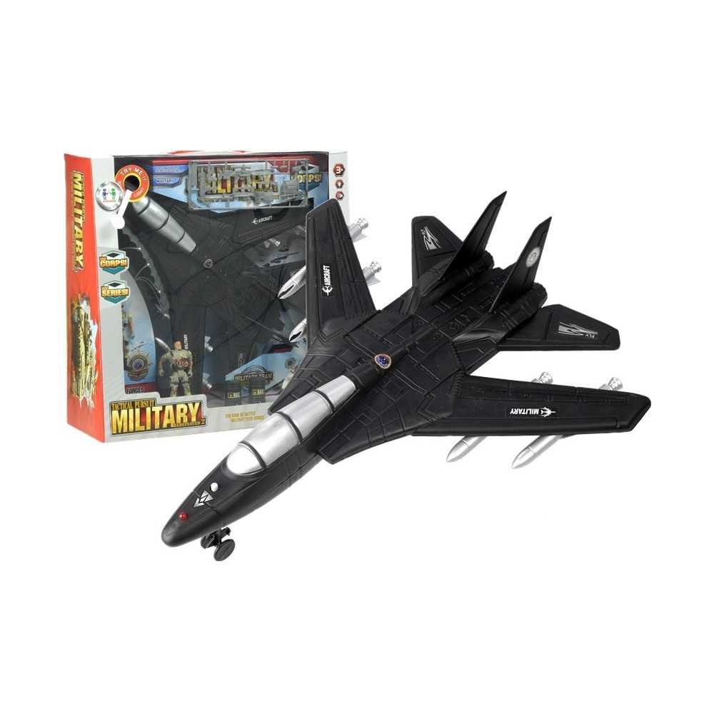 Jet Fighter Military Aircraft with Sounds & Lights