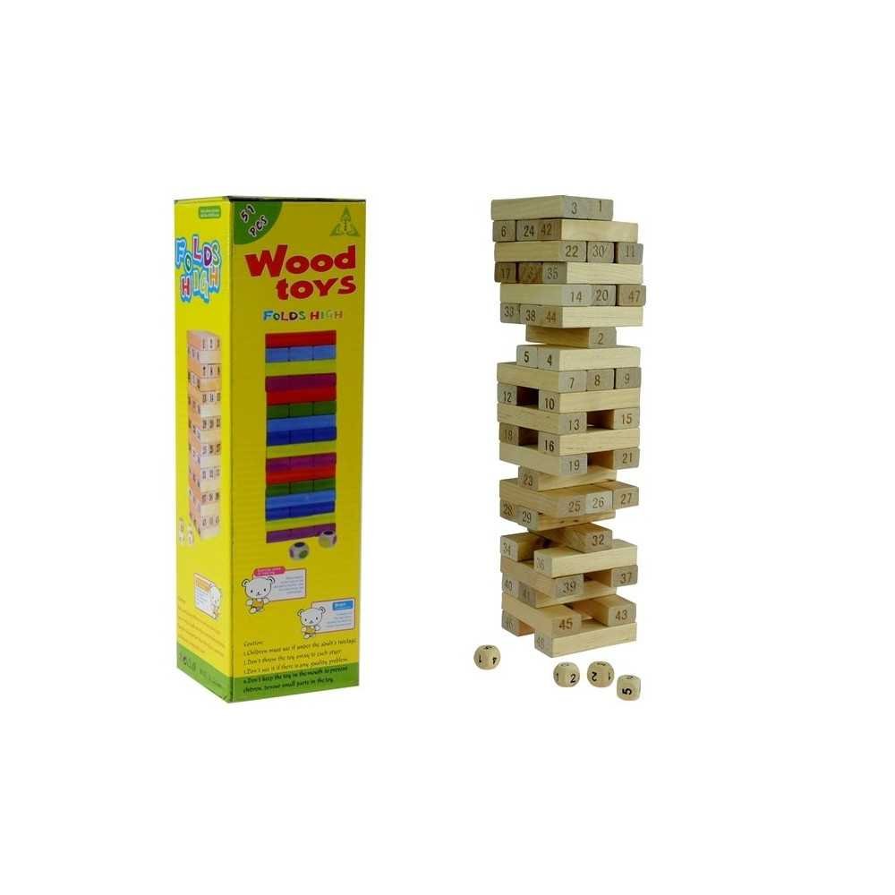 Jenga Game Wooden Tower Don't Destroy!