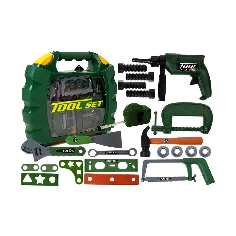 DIY Tool Kit in a Suitcase Green