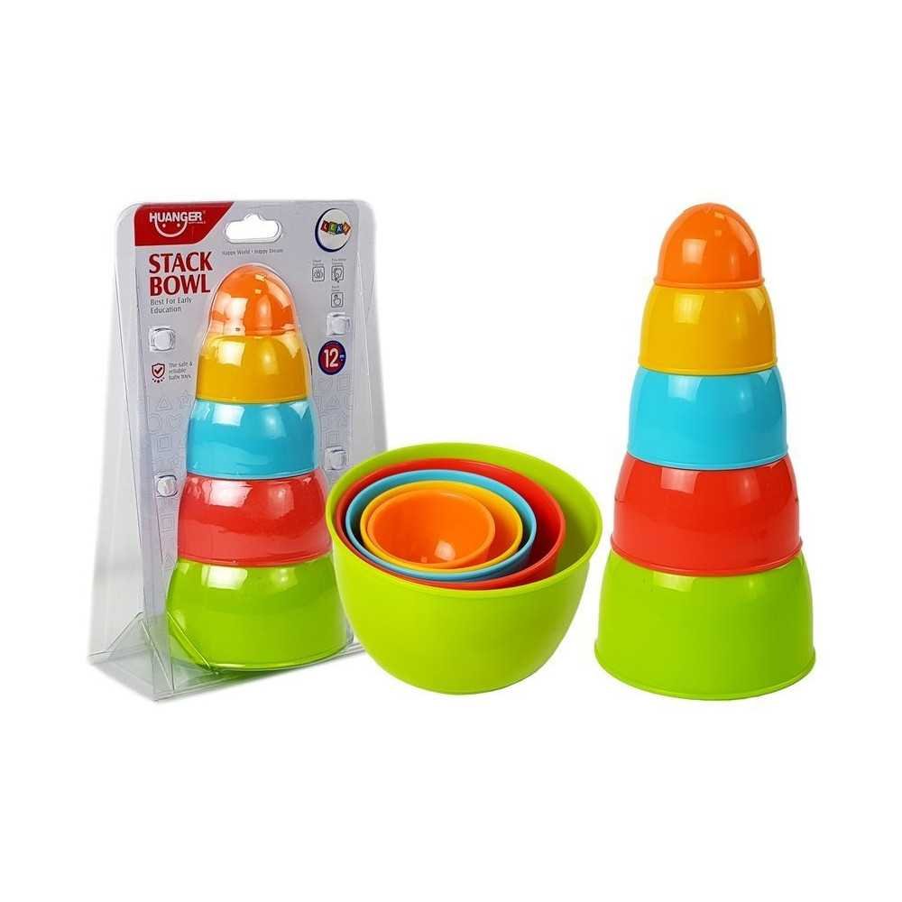 Pyramid Cups Bowls for a Baby 5 pcs