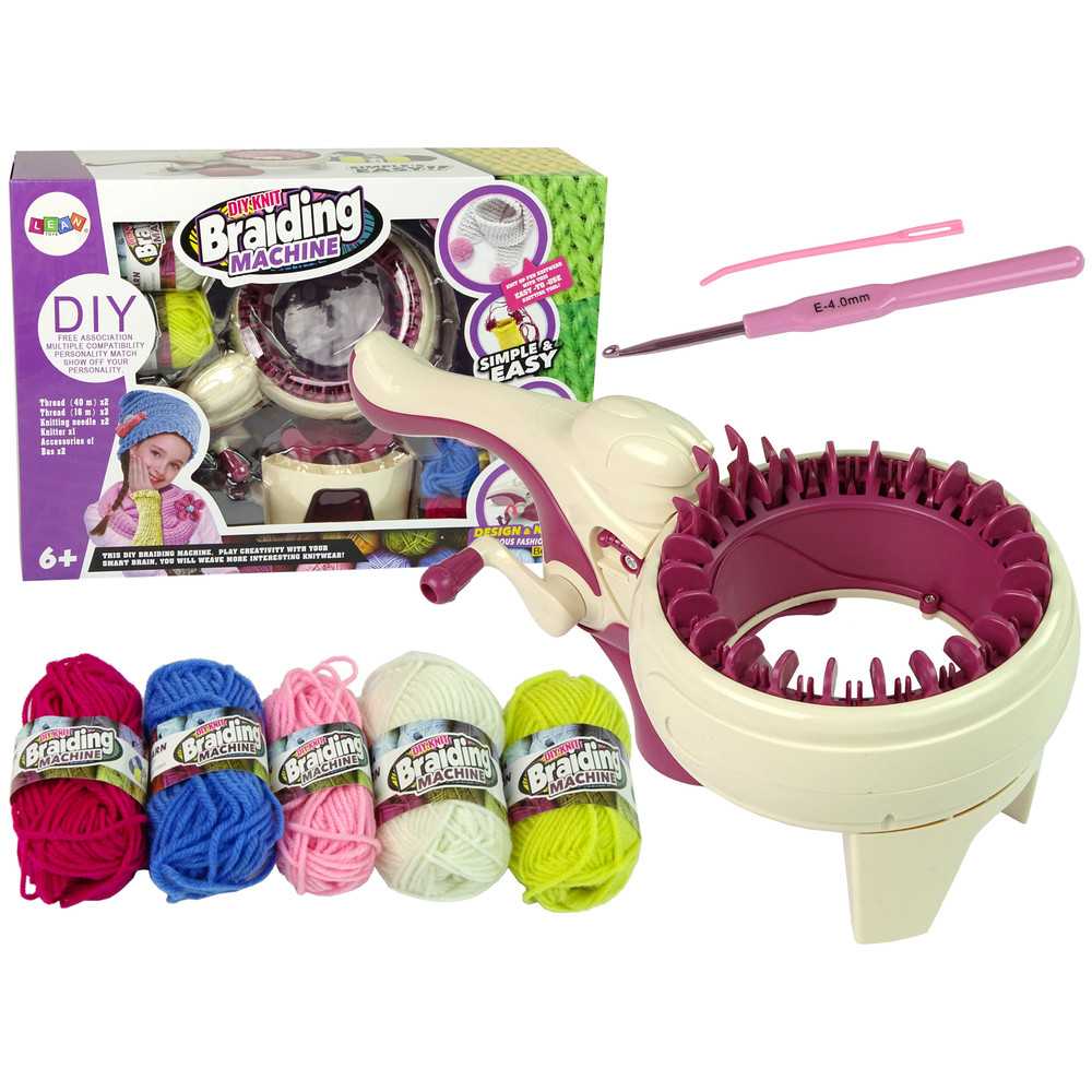 Creative Braiding Machine Set 5 Colours