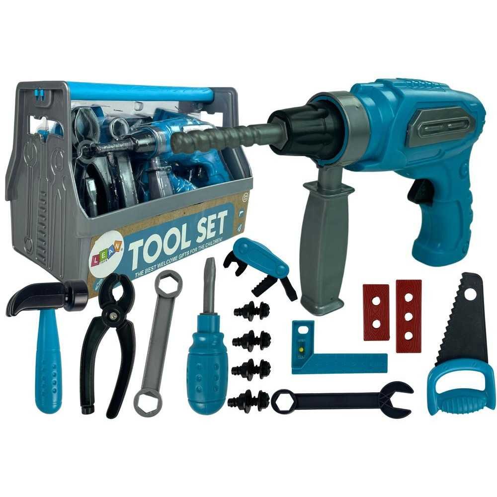 Tool Box Set Saw Drill Blue